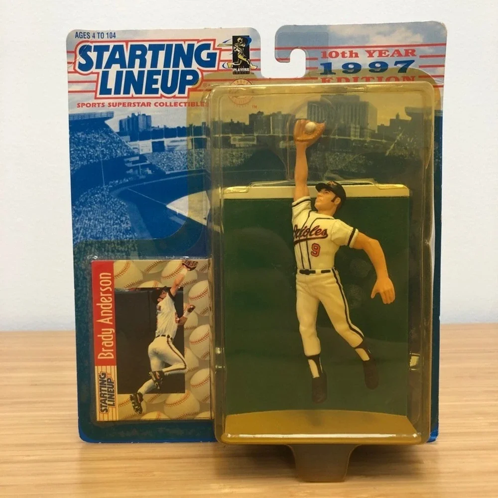 Starting Lineup Brady Anderson Action Figure Unisex Fans White 1997 Orioles‎
